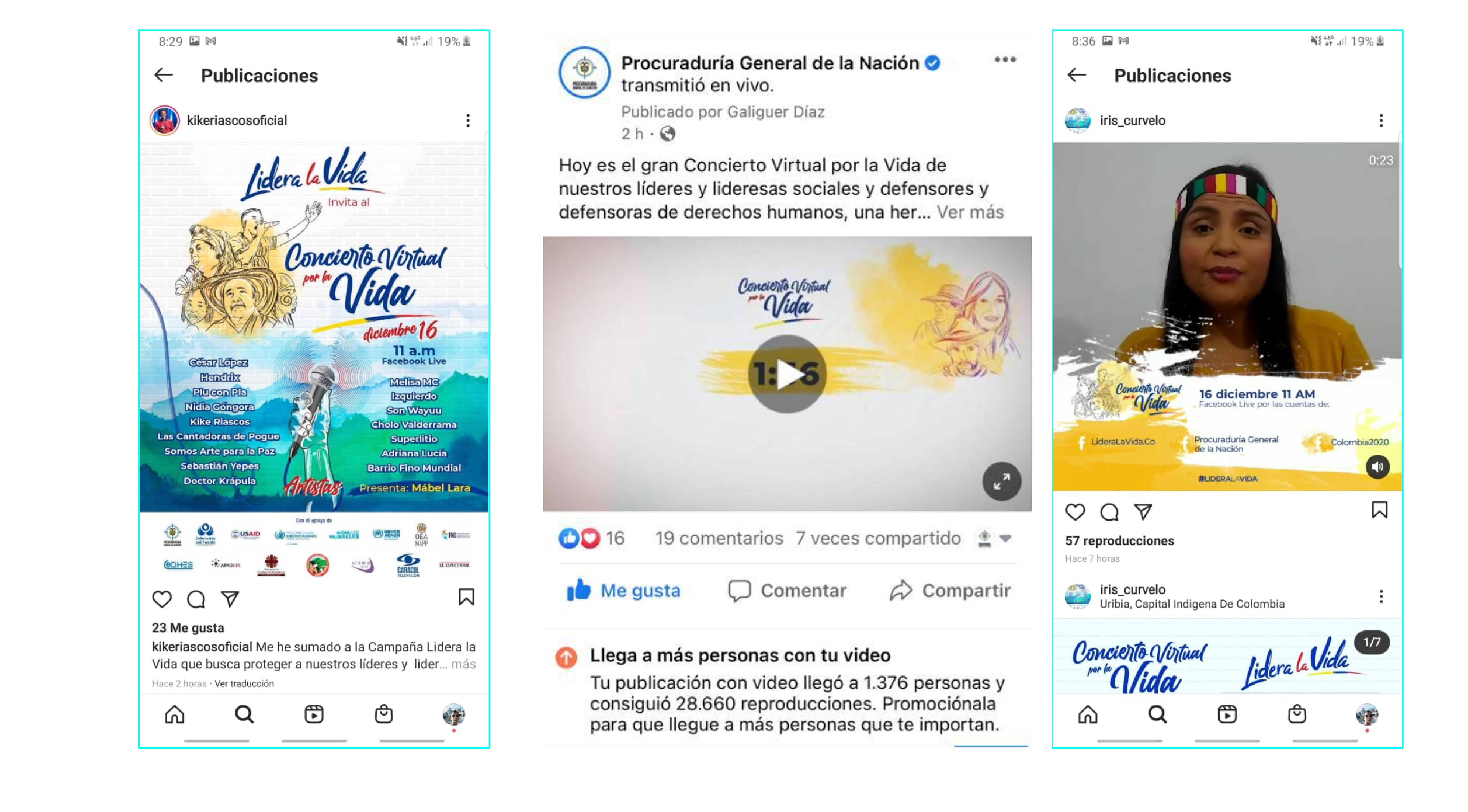 <b>Lidera la Vida / Concierto por la Vida </b> <br/>- Campaña - Producción Audiovisual 7 multi1